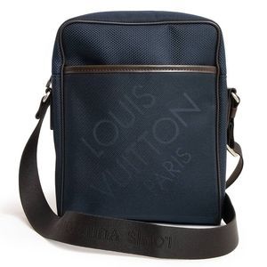 Louis Vuitton Citadan NM Crossbody Bag Shoulder Bag Blue Brown